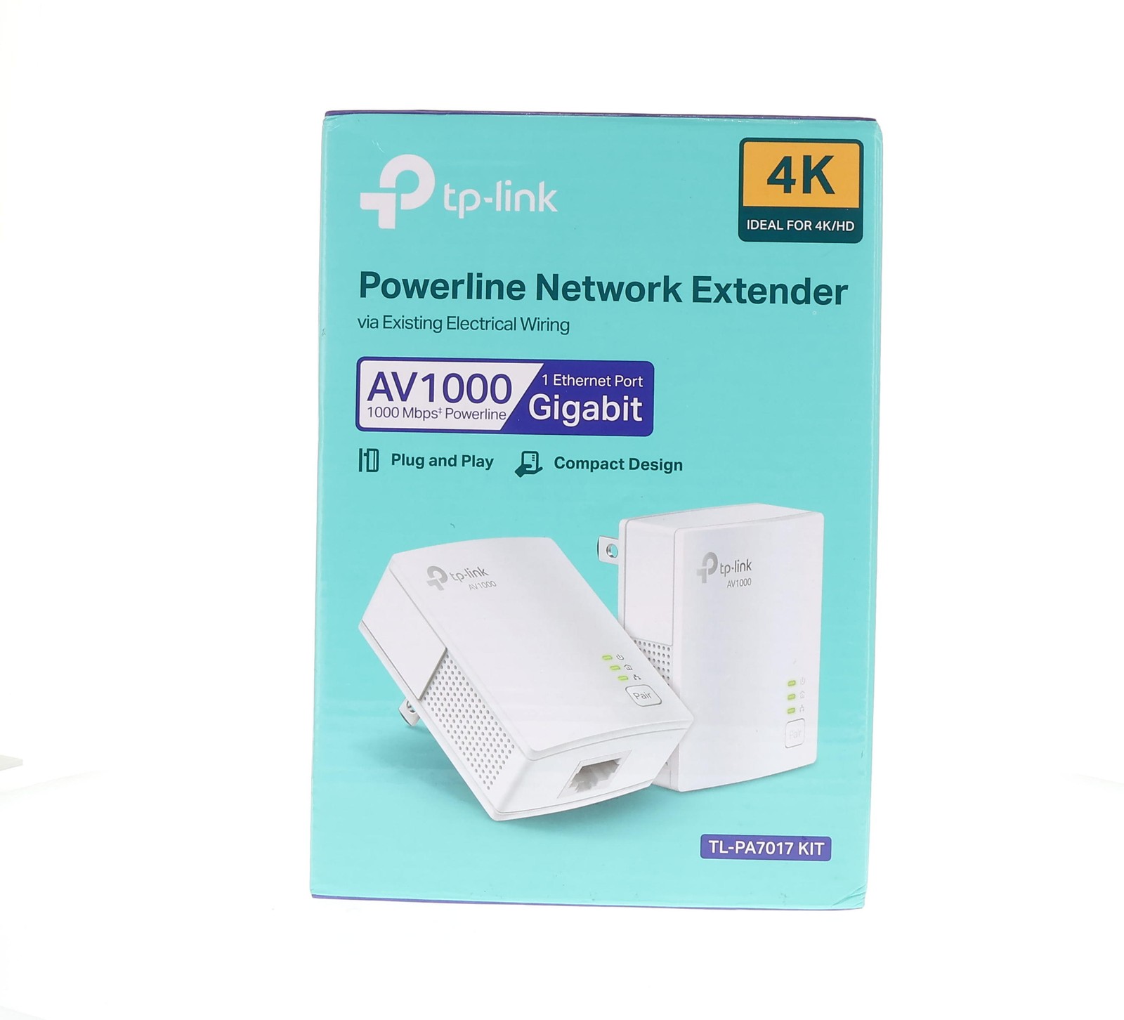TP-Link AV1000 Powerline Ethernet Adapter Starter Kit Gigabit Network