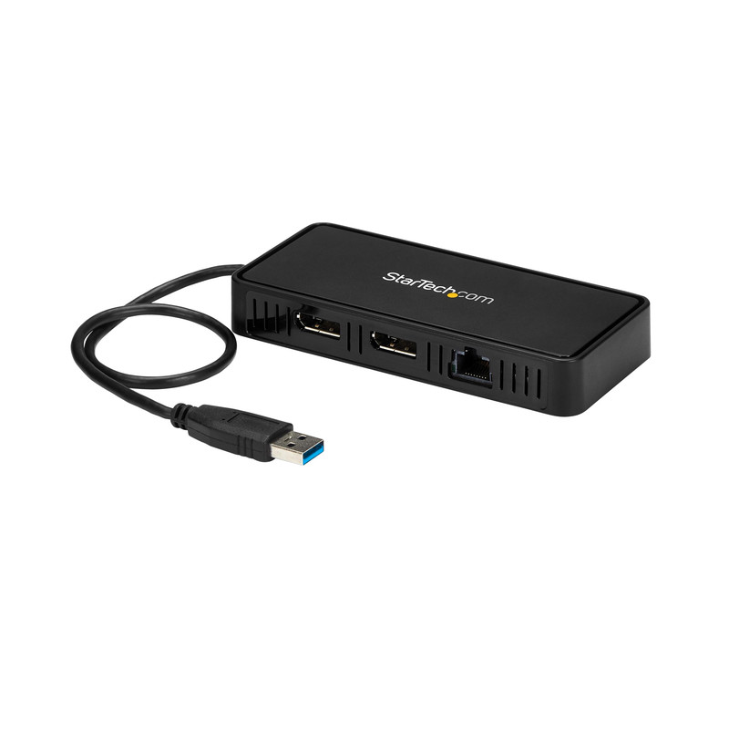 Startech.Com Usb 3.0 Mini Dock - Dual Monitor Usb-A Docking Station Displayport