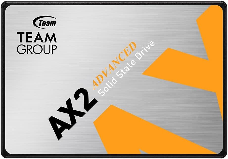 Brand New TEAMGROUP AX2 512GB 2.5" SATA Internal SSD 3D NAND SLC Cache 540MB/s