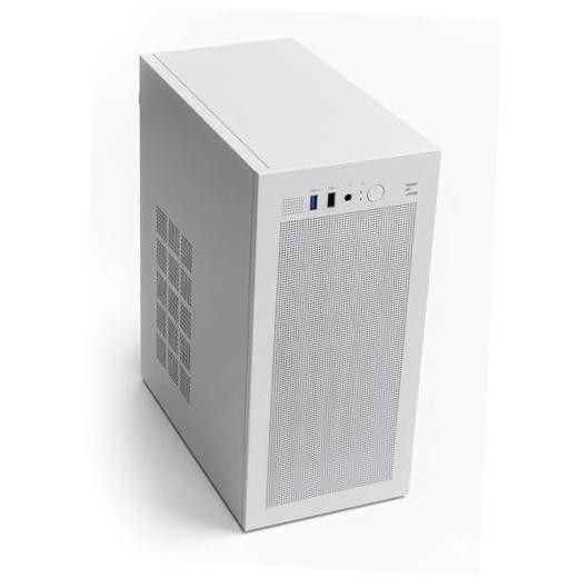 CUBIX M-ATX Micro-ATX Compact Desktop PC Case with 80mm Fan White