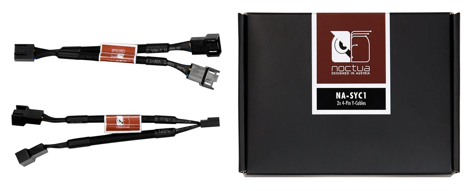NA-SYC1, 2-Way PC Fan Splitter 2-Pack
