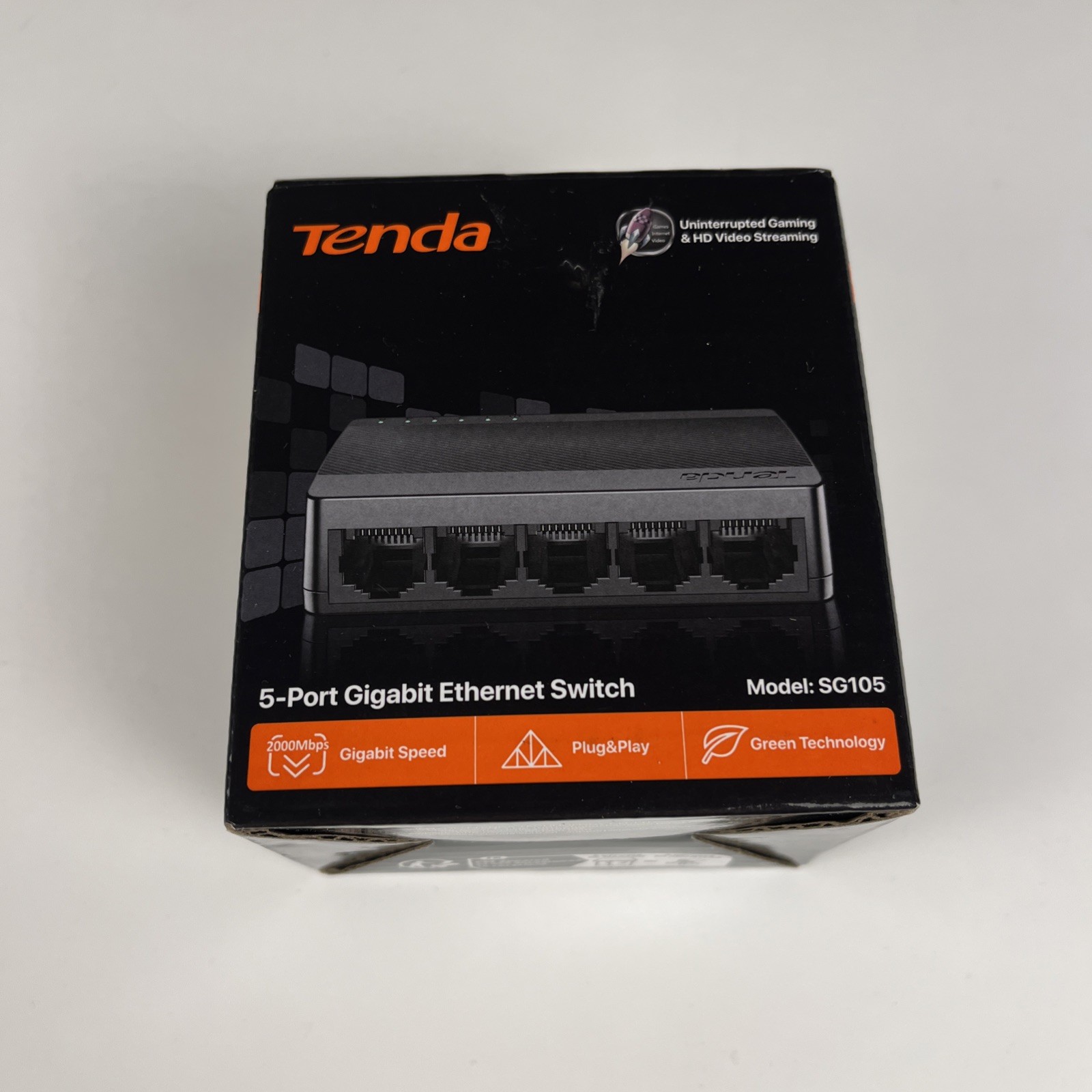 Tenda SG105 5-Port Gigabit Ethernet Switch Sealed New