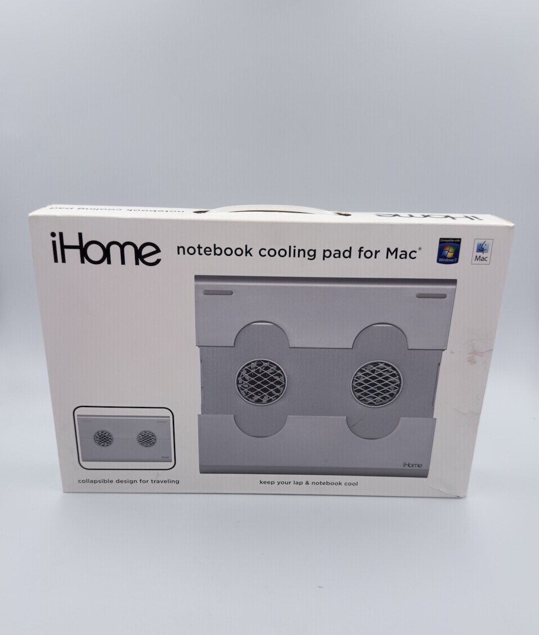 iHome Mac Notebook Cooling Pad MacBook 13" Air 11",13" Pro 13", 15", 17” OpenBox
