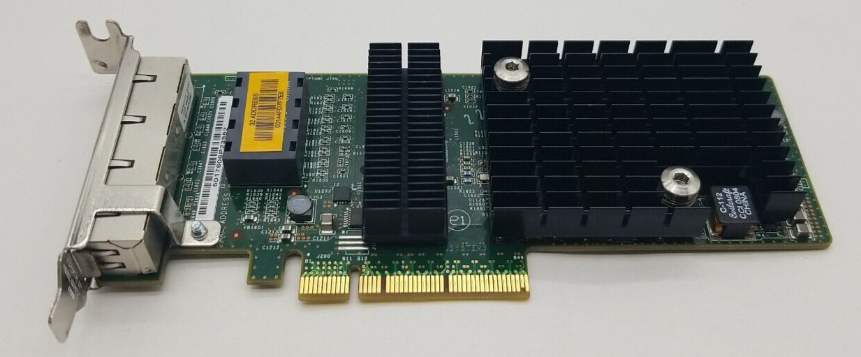 Sun Microsystems 501-7606-05 Quad Port Gigabit Ethernet Card Low Profile