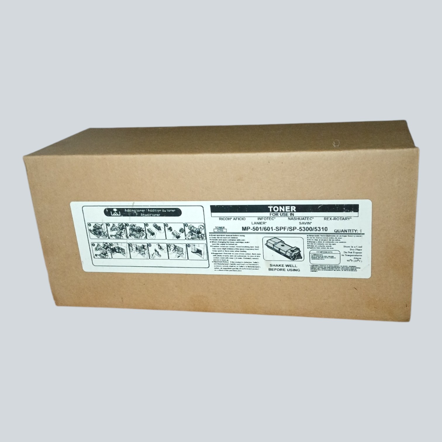 Compatible CTG Toner MP-501/601 SPF SP-5300 5310 Ricoh Lanier Savin Nashuatec