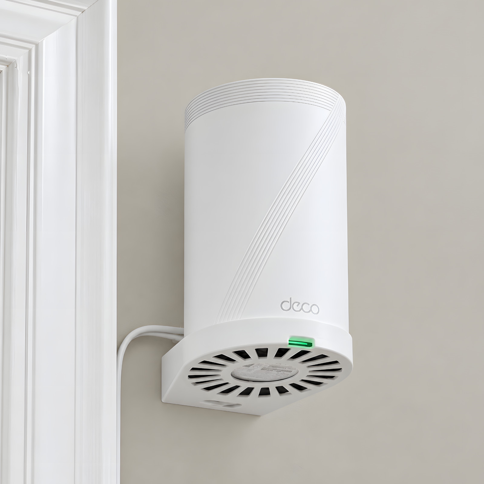 Wall Mount for TP-Link Deco BE63 BE65 Wi-Fi 7 Router Heavy Duty Bracket White