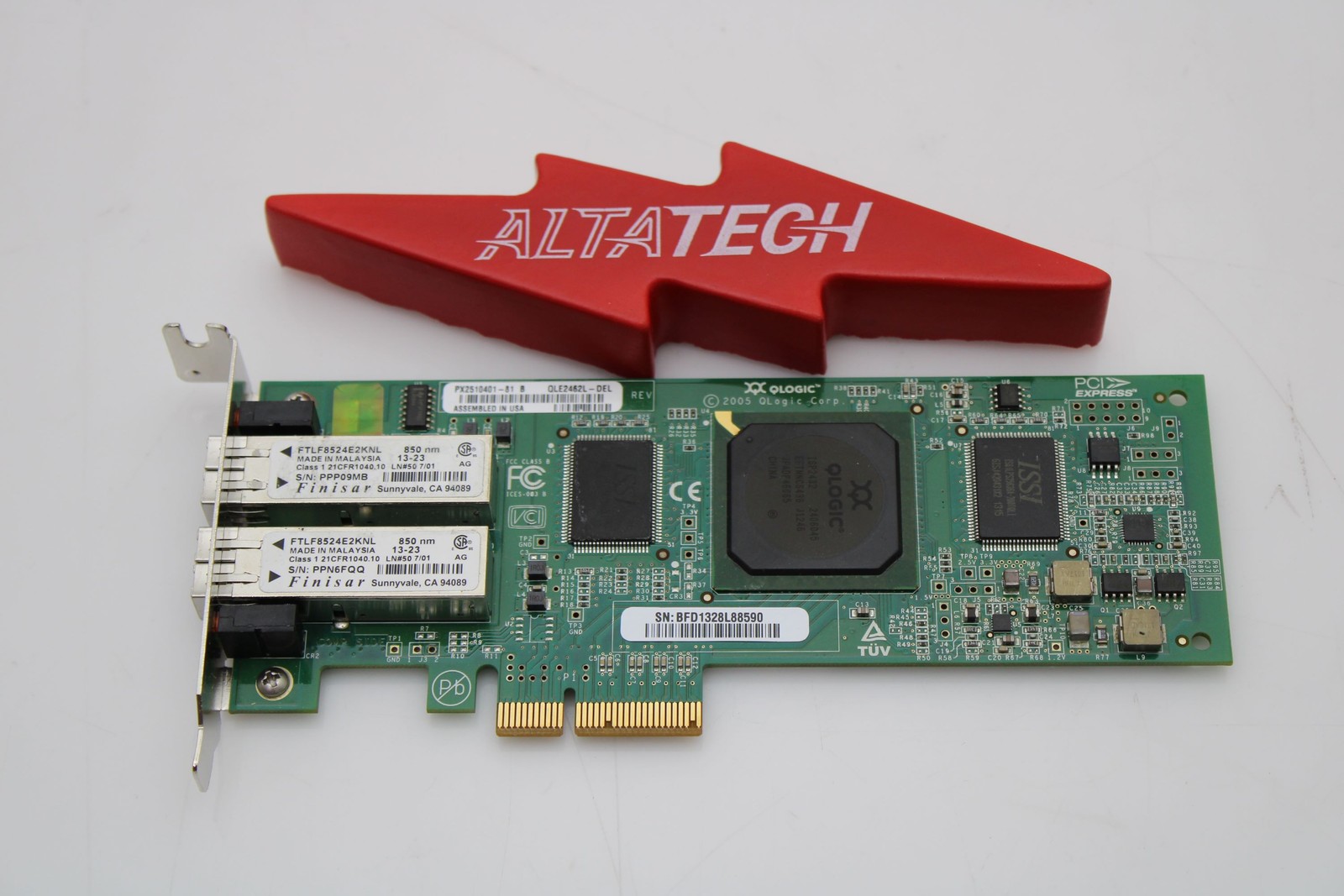 Dell 0P23M2 4GB Dual Port Host Bus Adapter QLE2462 Low Profile