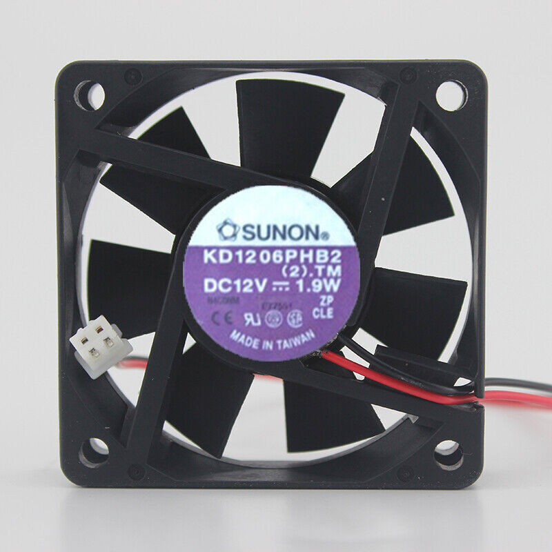 Original  Jianquan Kd1206phb2(2).tm 6015mm 3-wire Cooling Fan Dc12v 1.9w 