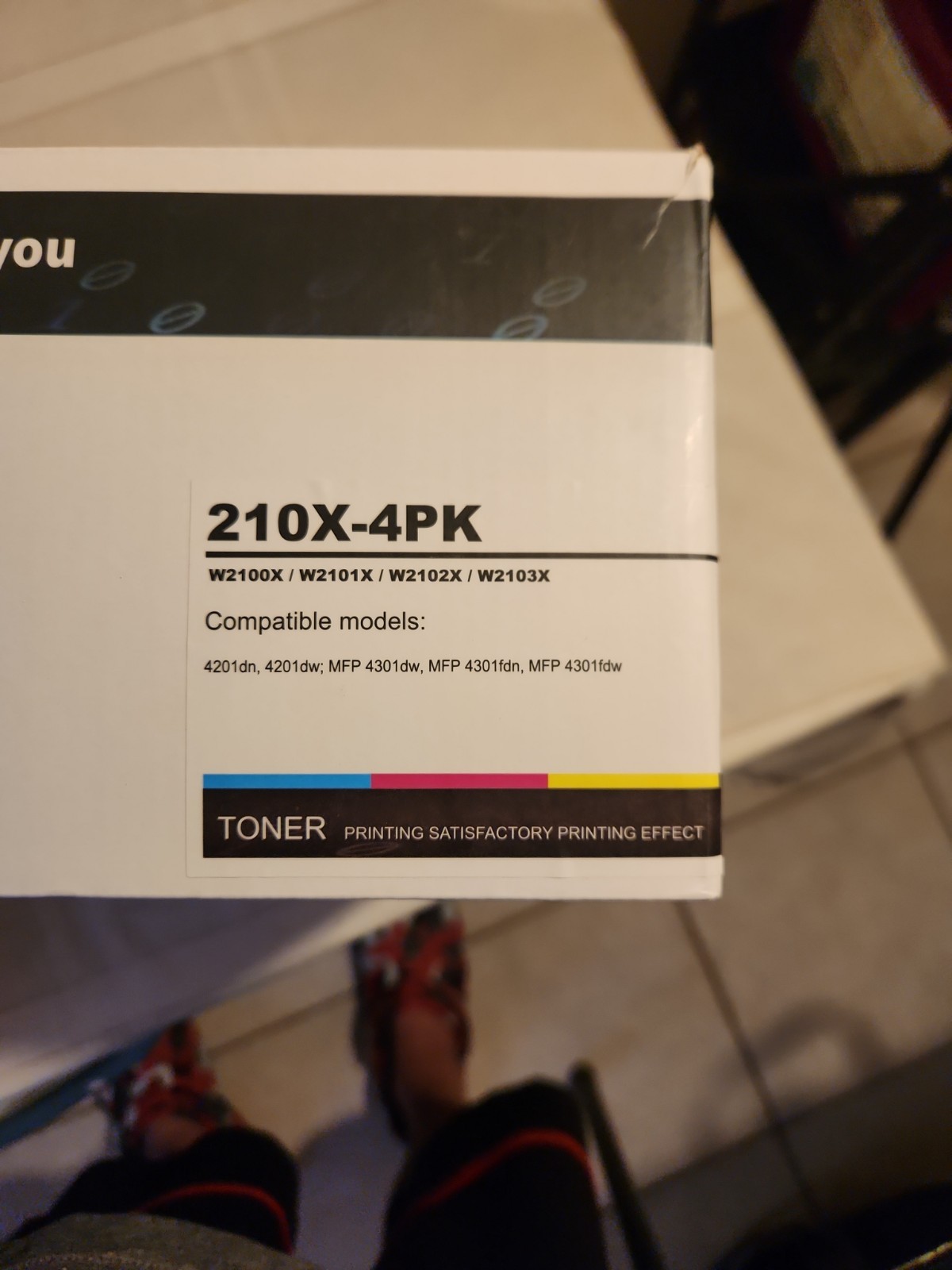Topink for HP 210X Blue/Yellow/Mag High Yield Toner Cartridge,