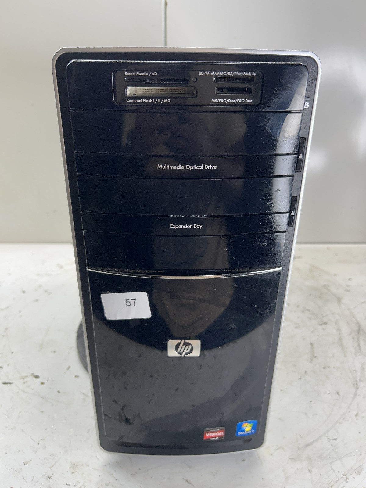 HP Pavilion p6837c AMD Athlon II X4 645 3.10GHz 8GB NO HDD