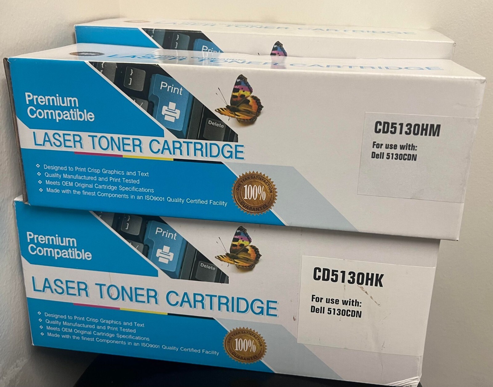 TCT Premium Compatible H Toner Cartridge Replacement for Dell 5130CDN 4 Pack