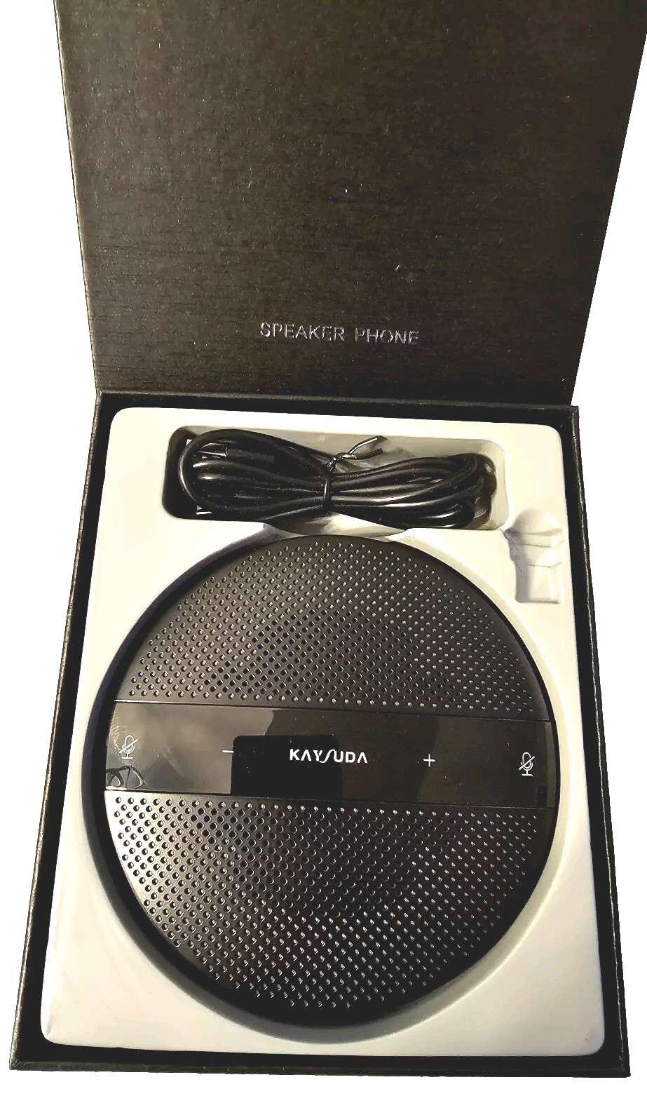 Kaysuda Speaker Phone SP300U Echo Cancellation for Teams, Zoom, VoIP Calls 