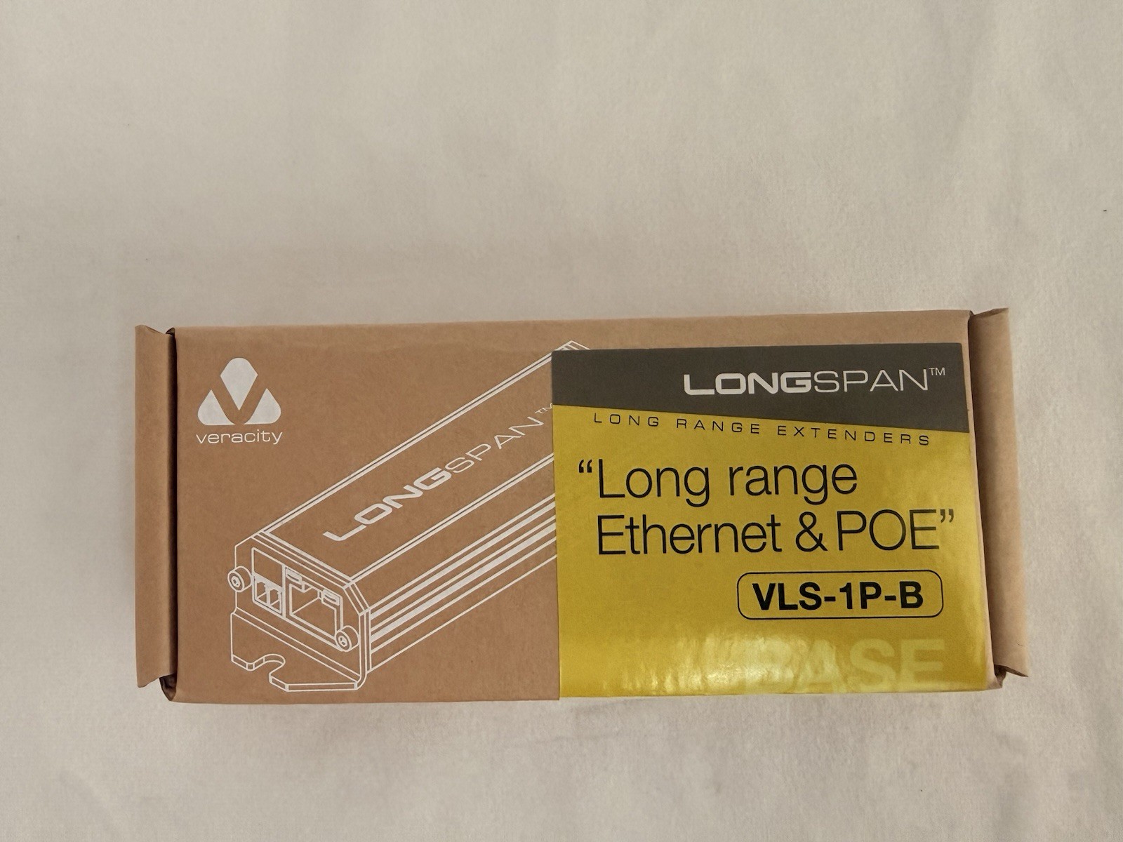 Veracity LONGSPAN “Long Range Ethernet & POE” VLS-1P-B
