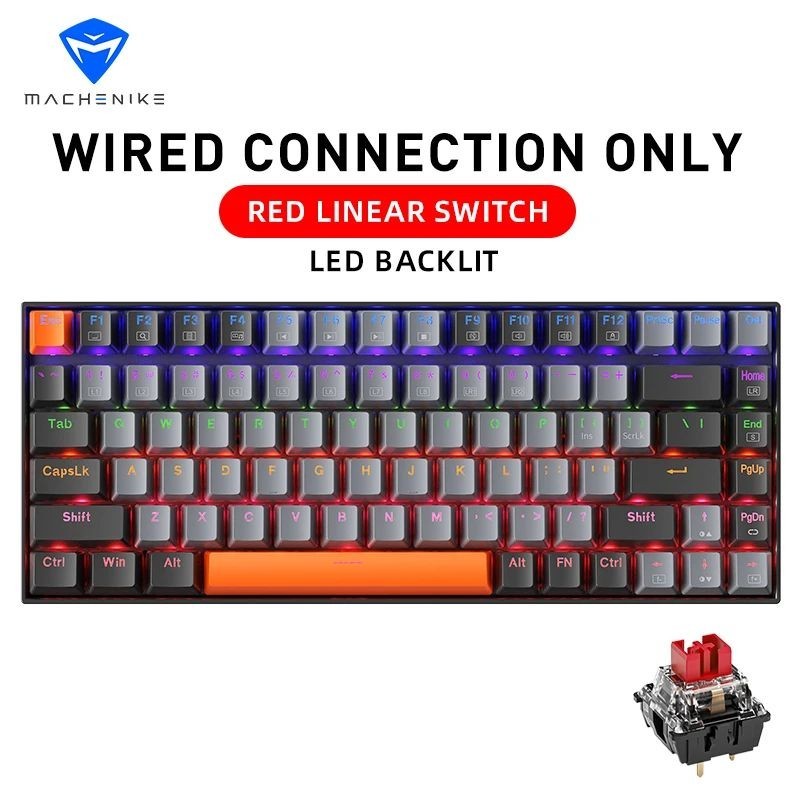 Machenike K500A-B84 75% Mechanical Hot-Swap Gaming Keyboard RGB