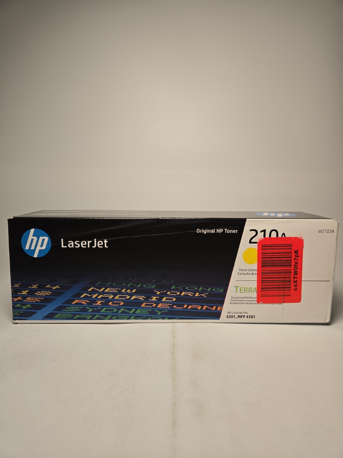 Genuine HP 210A Yellow LaserJet Toner Cartridge W2102A TerraJet