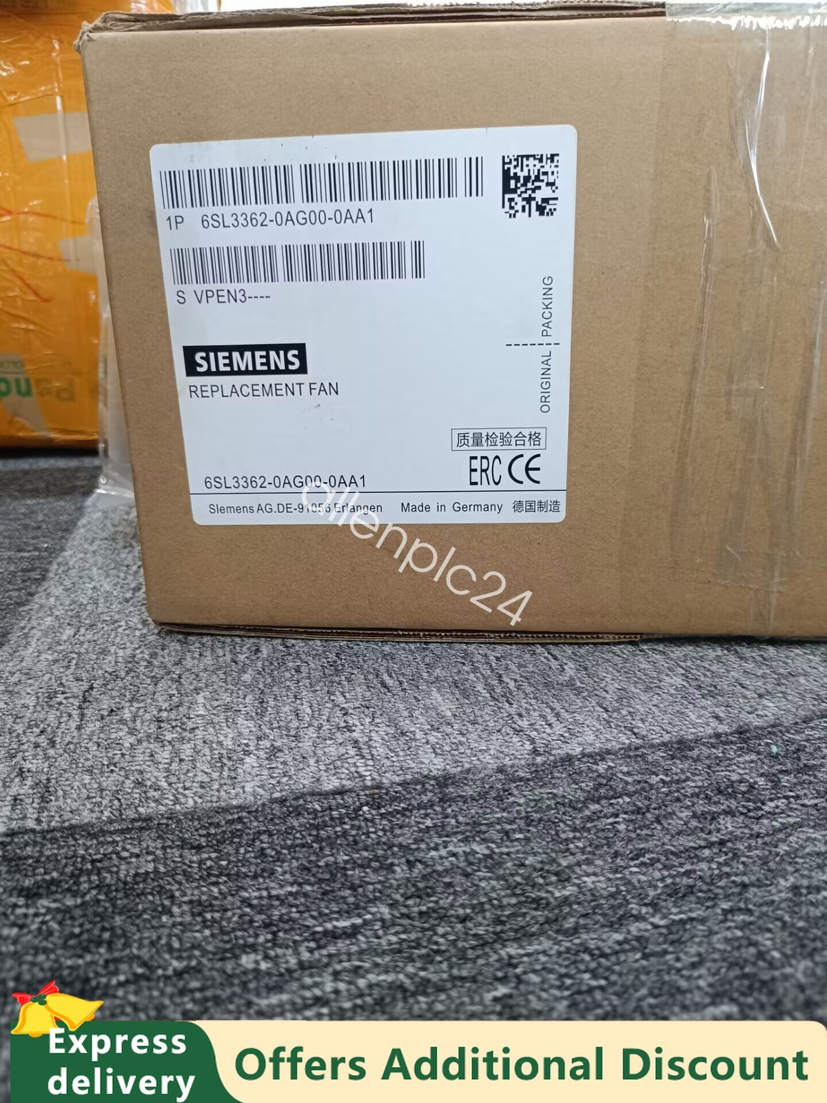1PC NEW Siemens fan 6SL3362-0AG00-0AA1 FedEx or DHL