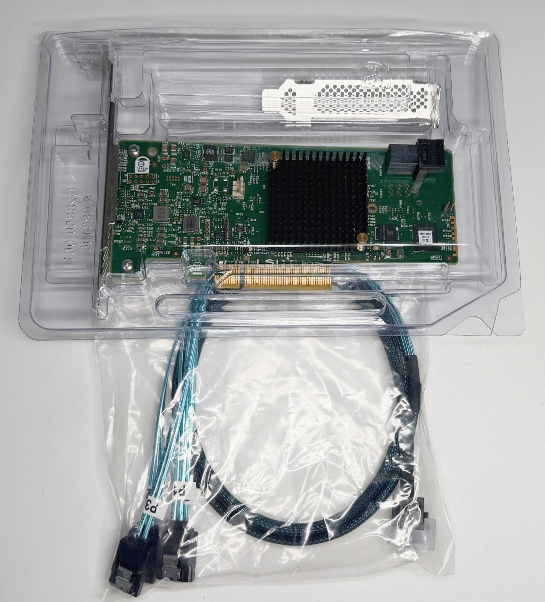 LSI Megaraid SAS 9341-4i SATA IT Mode 12G ZFS FreeNAS unRAID + SFF-8643 SATA US
