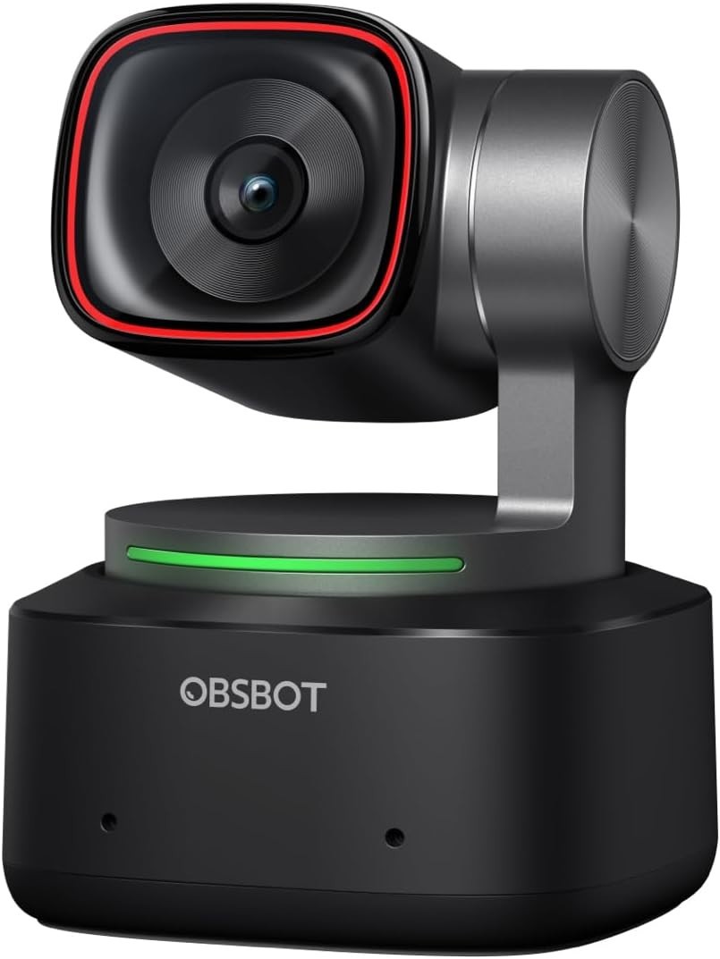 OBSBOT TINY 2 Webcam AI Auto-Tracking Webcam HDR 4K 50MP Full-Pixel AF
