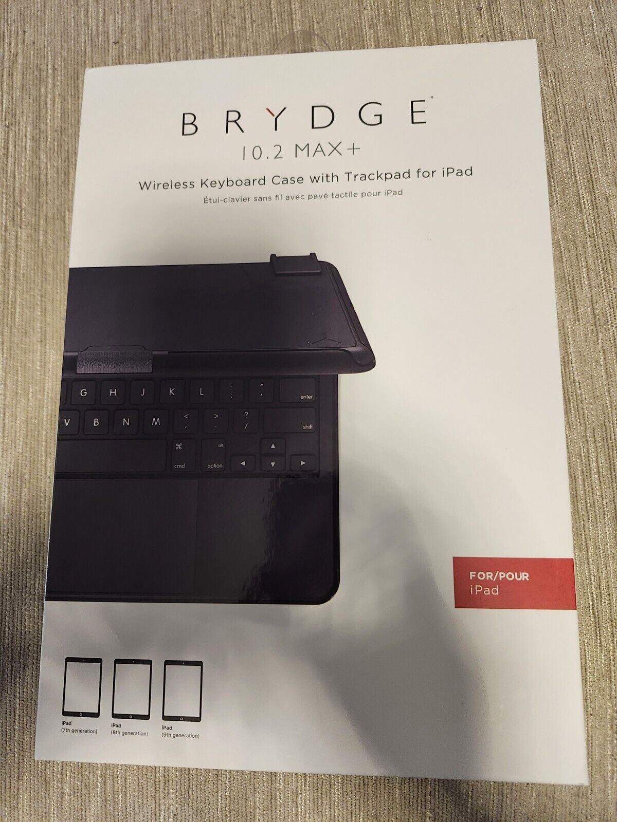 BRYDGE 10.2 max Wireless Keyboard Case For iPAD 7th 8th 9th Generation