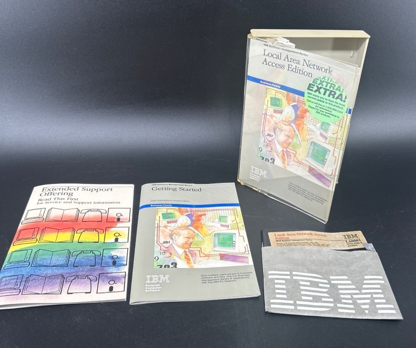 IBM Local Area Network Access Edition Floppy Disk 1986 Business Software 