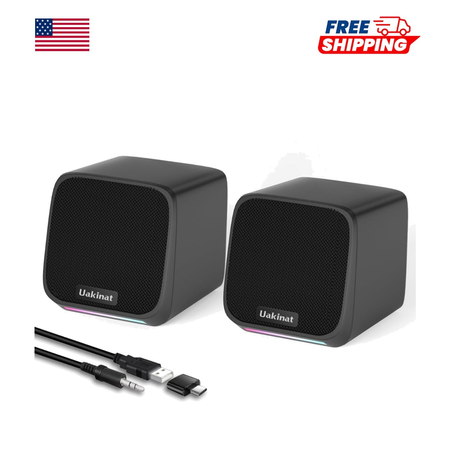 Computer Speakers,Computer Speakers for Desktop Pc,Desktop Speakers,Small Comput