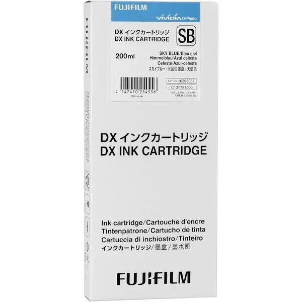 Genuine Fujifilm  VIVIDIA D-Photo DX Ink Cartridge SKY BLUE NIP C13T781500 200ML