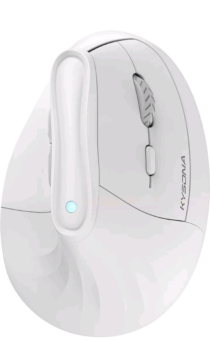 KYSONA 57° Ergonomic Wireless Tower Mouse Vertical Quiet Ergo Mouse Bluetooth...