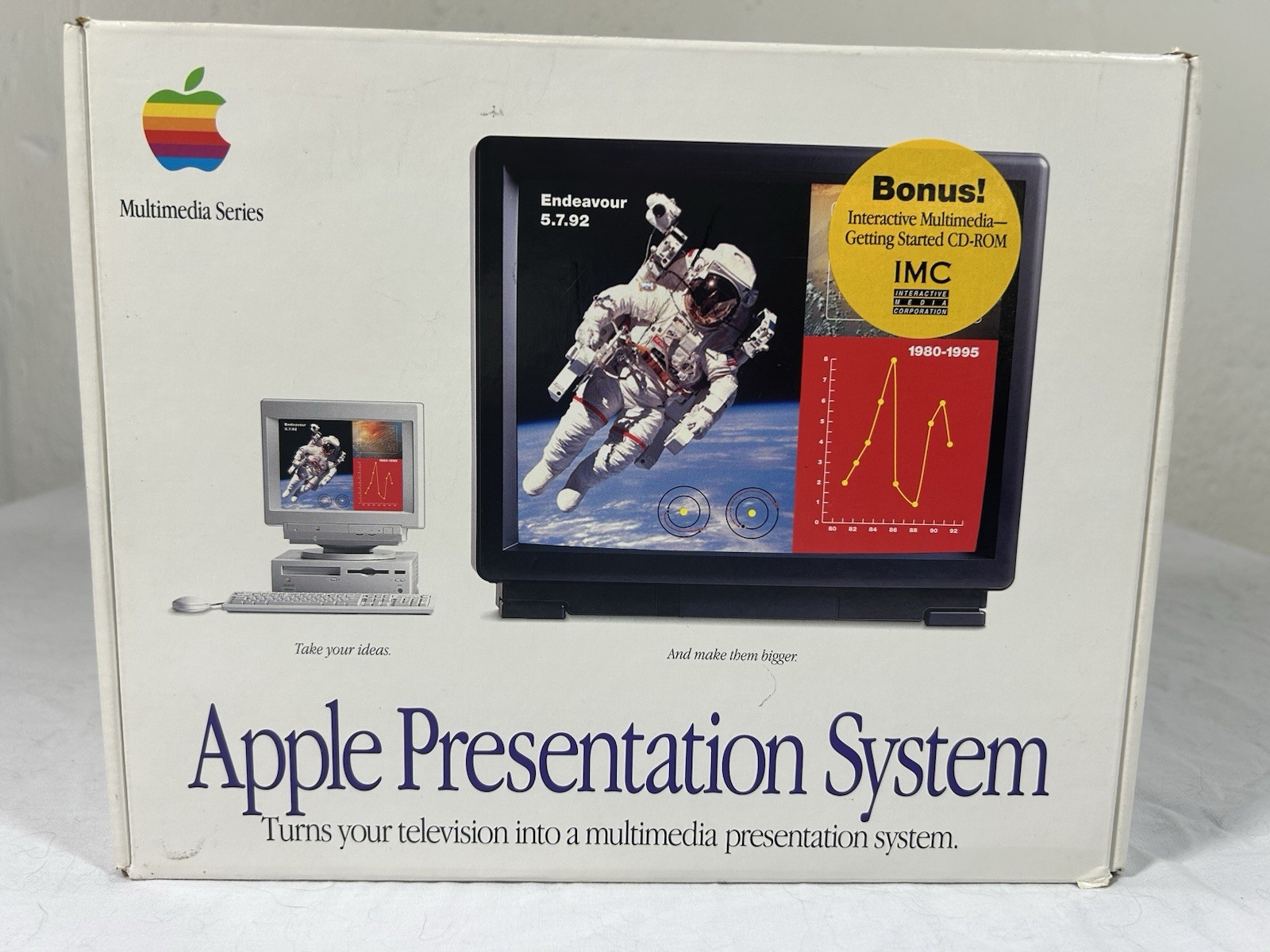 Vintage Apple Presentation System TV To A Multimedia System 1994