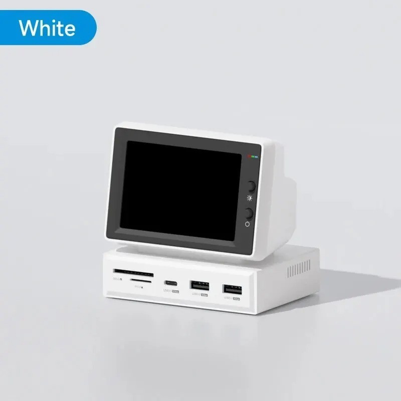 Hagibis 3.5" IPS Mini Screen AIDA64 CPU RAM Monitor USB-C Hub Display PC 