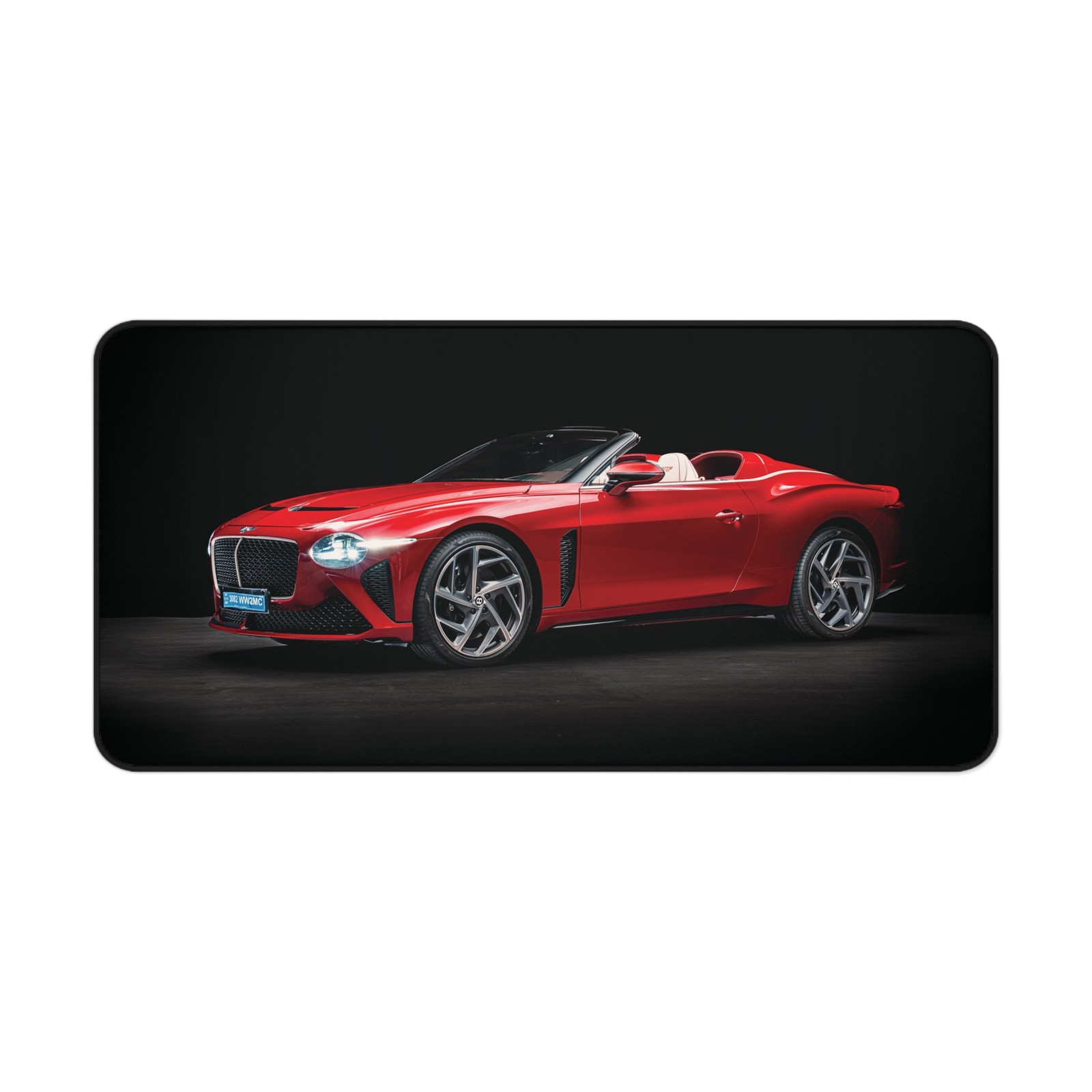 Racing Desk Mat - Car Enthusiast Office Decor, Gamer Mouse Pad, Automotive 
