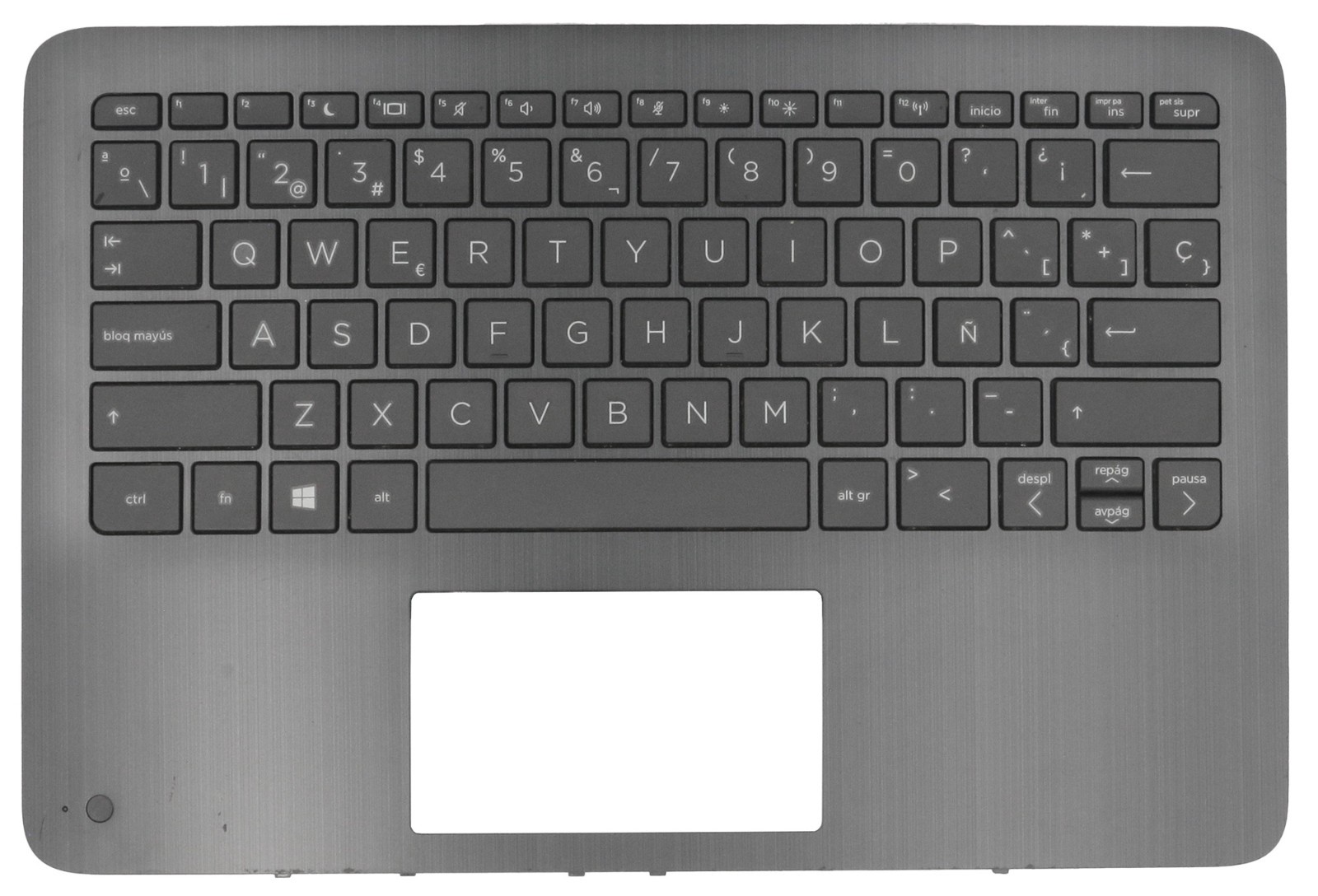 Original SPANISH Keyboard w/ Palmrest for HP PROBOOK X360 11 G5 G6 Black QWERTY