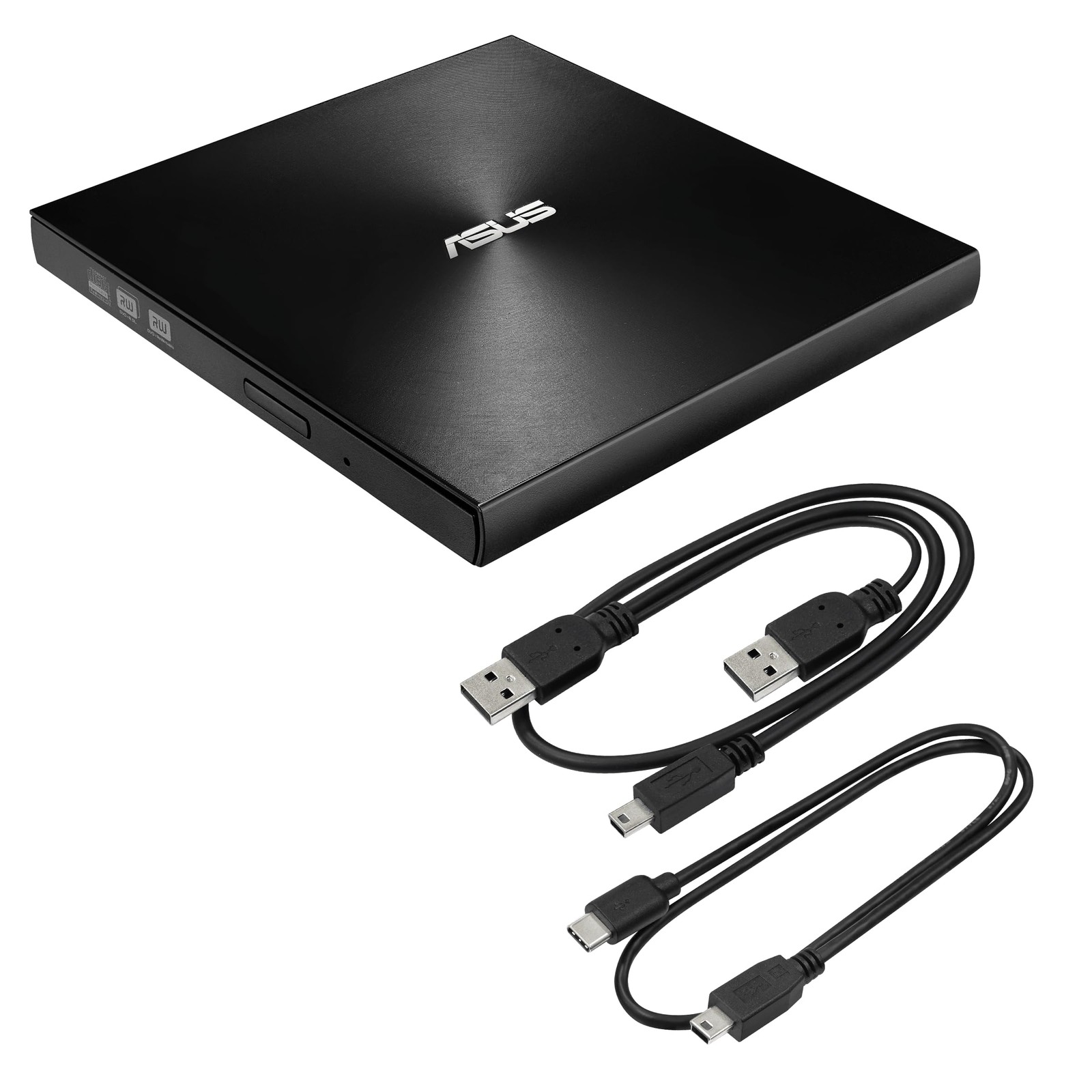 ASUS ZenDrive Black 13mm External 8X DVD/Burner Drive +/RW with MDisc Support...