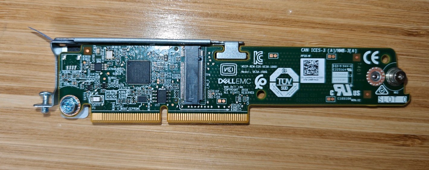 Dell WMWJW BOSS-S1 Dual M.2 SATA RAID Controller UCSA-1000 M640