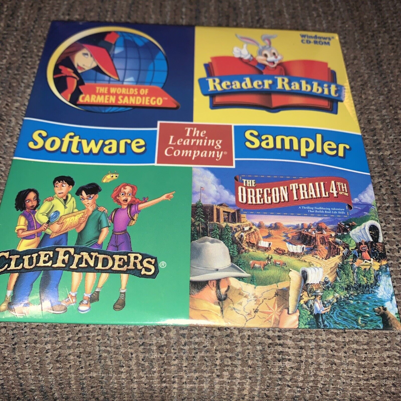 The Learning Company Software Sampler Educational Pc Games 2000