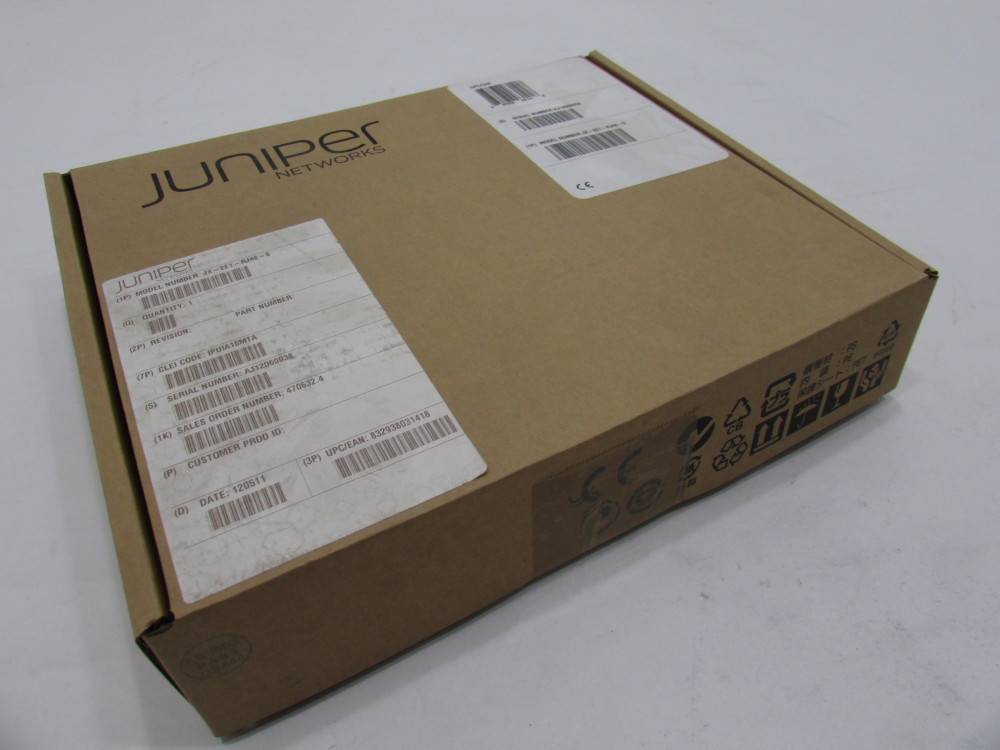 New Juniper JX-2E1-RJ48-S    2Port E1 PIM with integrated CSU/DSU for JX Routers