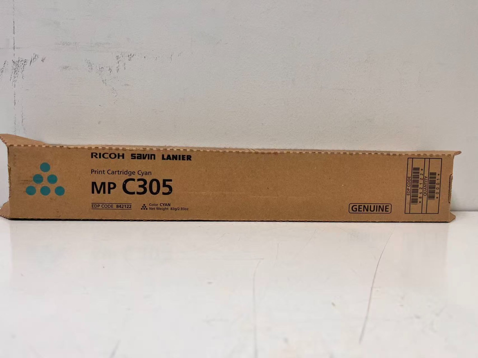 Ricoh 842122 Toner Ctg CYAN for Ricoh Aficio MP C-305H OEM
