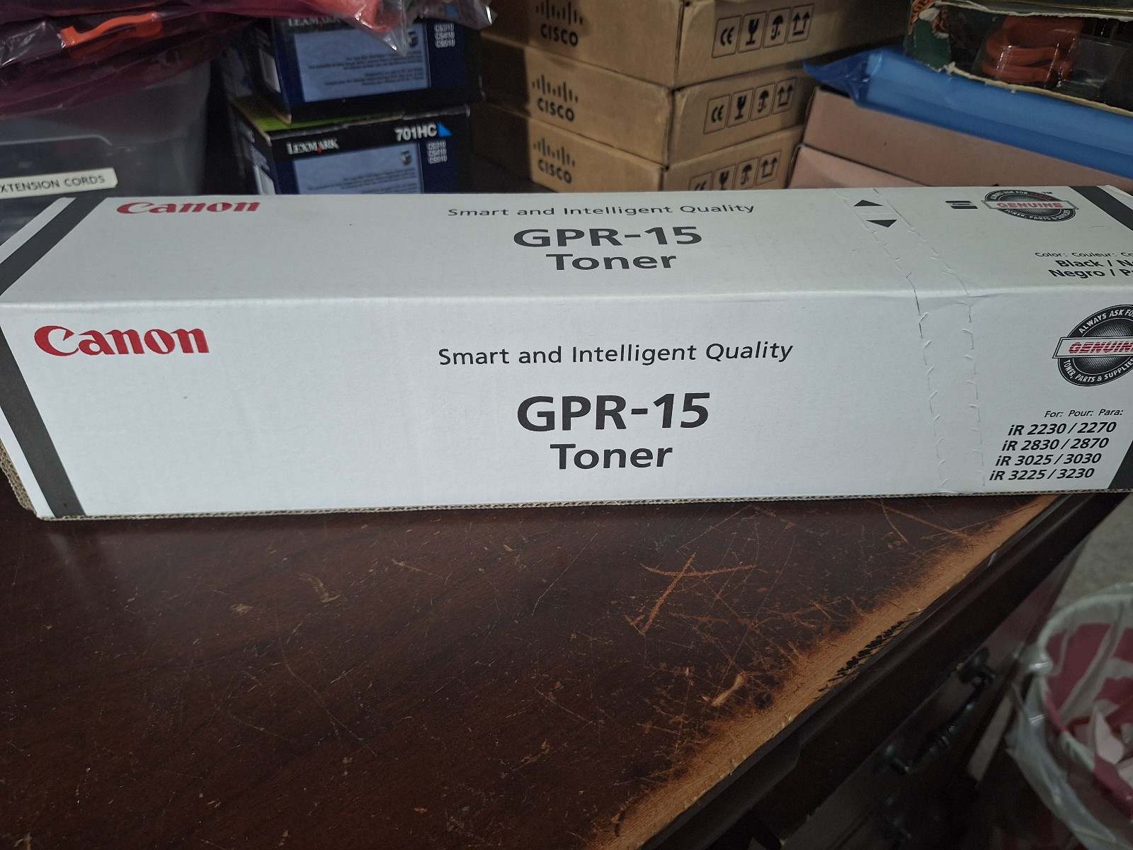 NEW-Genuine Canon GPR-15 Black Toner Cartridge for iR 3025 / 3030 / 3230 / 3225