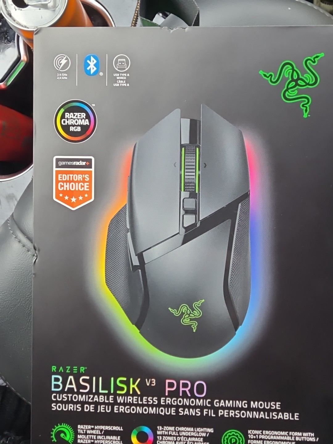 Razer Basilisk V3 Pro Ergonomic Wireless Gaming Mouse