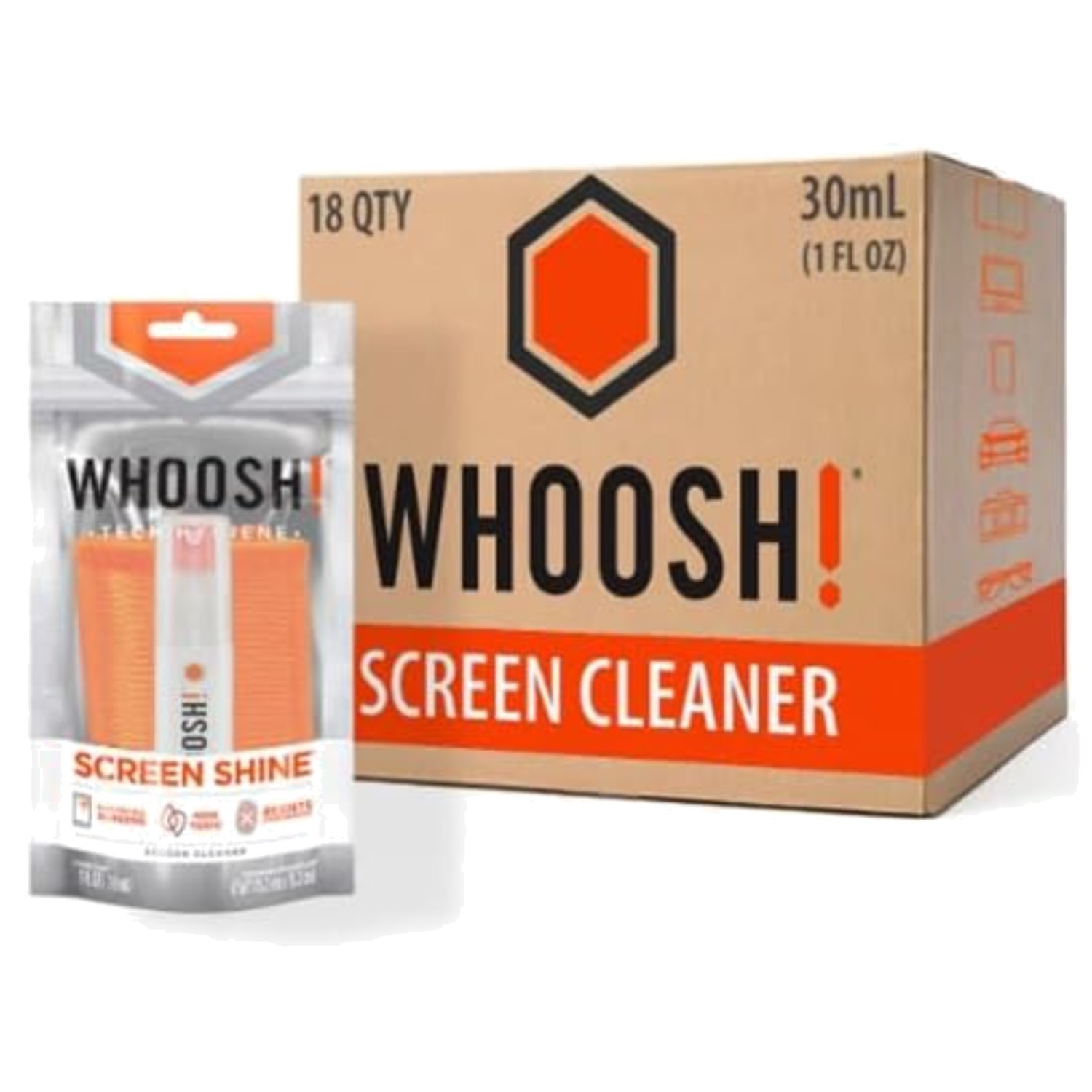 Screen Shine Go Refillable Screen Cleaner Kit - Set of 18