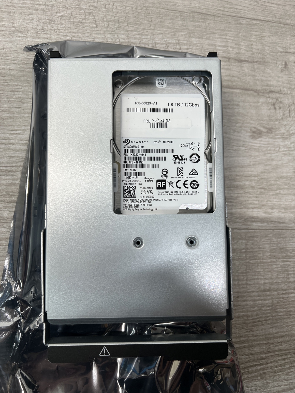 Seagate Exos 10E2400 1.8TB 12Gbps Hard Drive 1XJ223-041 (ST1800MM0149)