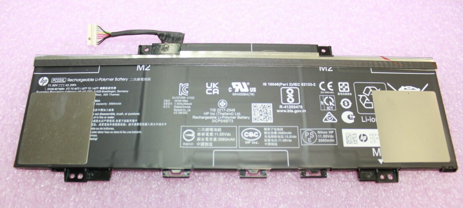 Genuine HP Envy x360  14-es0013dx Battery 11.55V 43.3Wh PC03XL