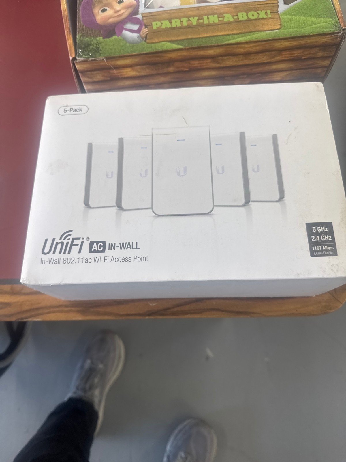 Ubiquiti UniFi AC In-Wall Wi-Fi Access Point 5-Pack UAP-AC-IW-5 Brand New Sealed