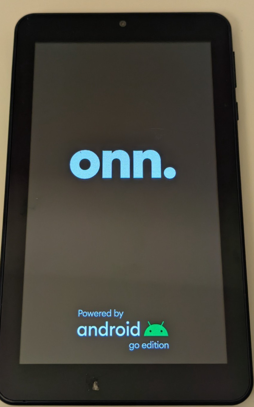 onn. 7in Wi-Fi Android Tablet 16GB 2GB RAM Blue Touchscreen Model 100026191