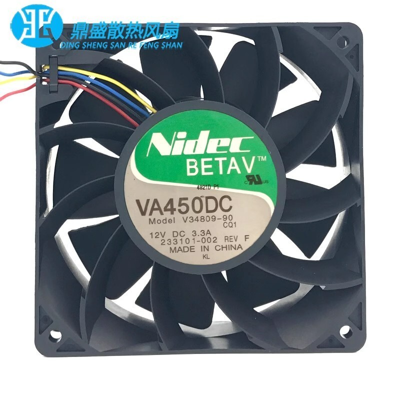 Nidec VA450DC V34809-90 12038 DC12V 3.3A 12CM Cooling Fan