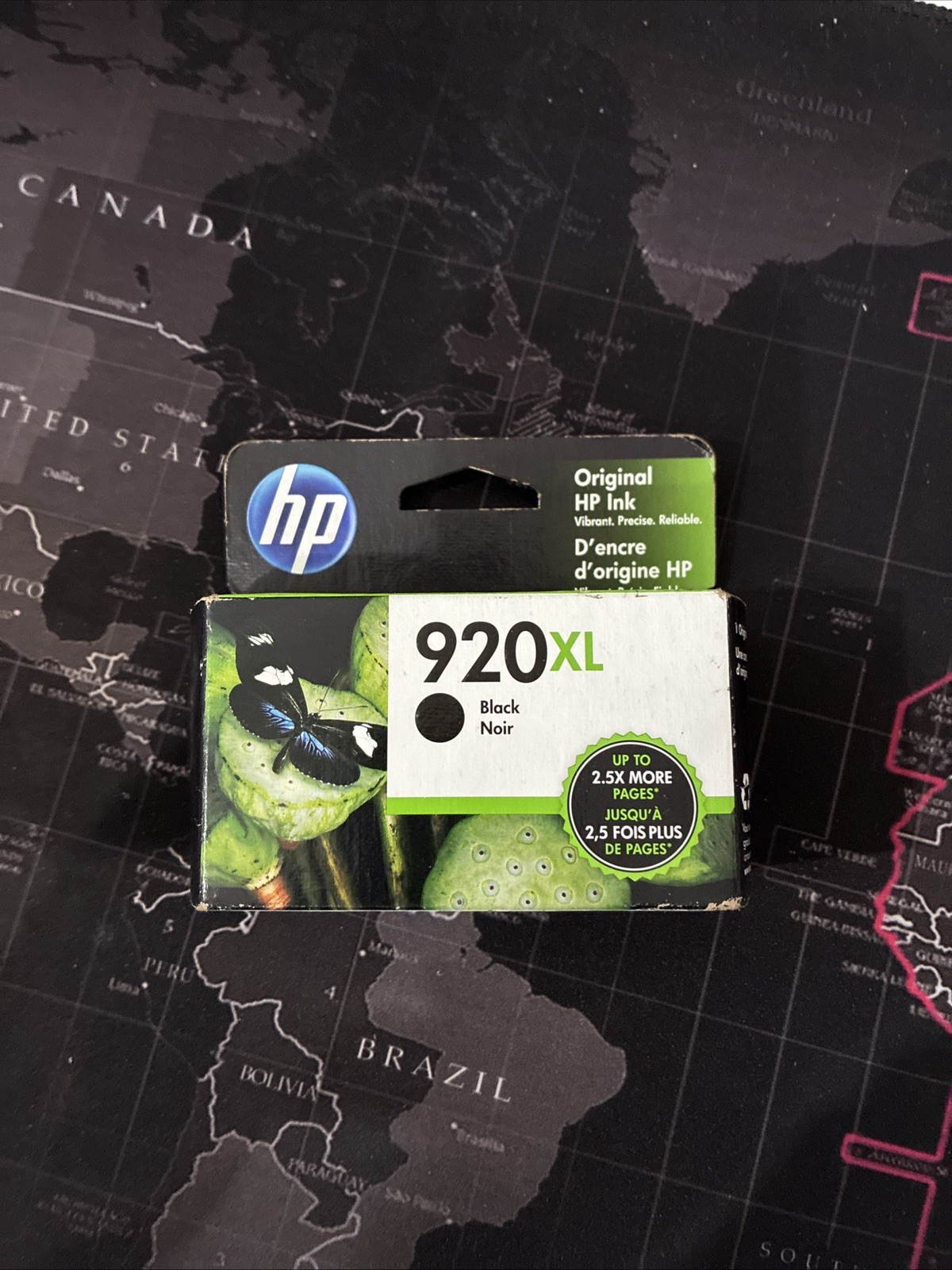 HP 920XL Black High Yield Ink Cartridge Genuine OEM Original Exp. 03/2022