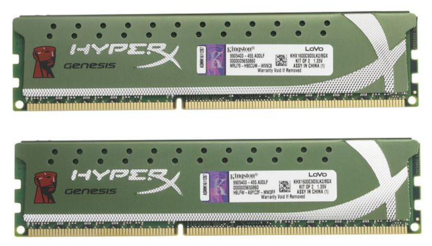 KHX1600C9D3LK2/8GX Kingston HyperX 8GB Kit (2x4GB) 1600MHz DDR3L non-ECC Memory
