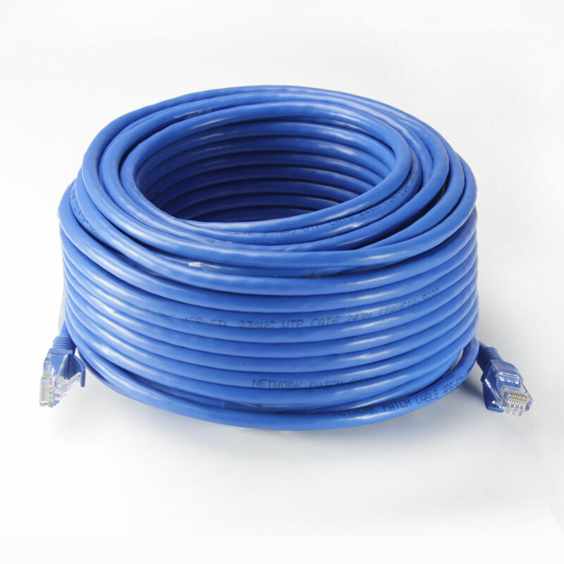 [High Speed] LONG 25FT 50FT 75FT 100FT Cat6 Cat5 5e Ethernet Cable Cord Wire US