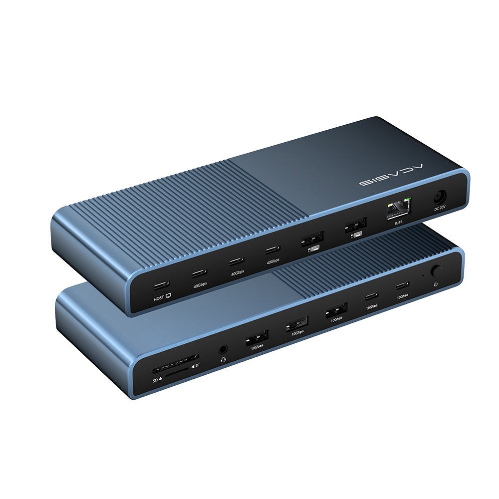 Acasis USB4 40Gbps 15-in-1 Thunderbolt 4 Dock 8K Display PD Laptop Hub Mac