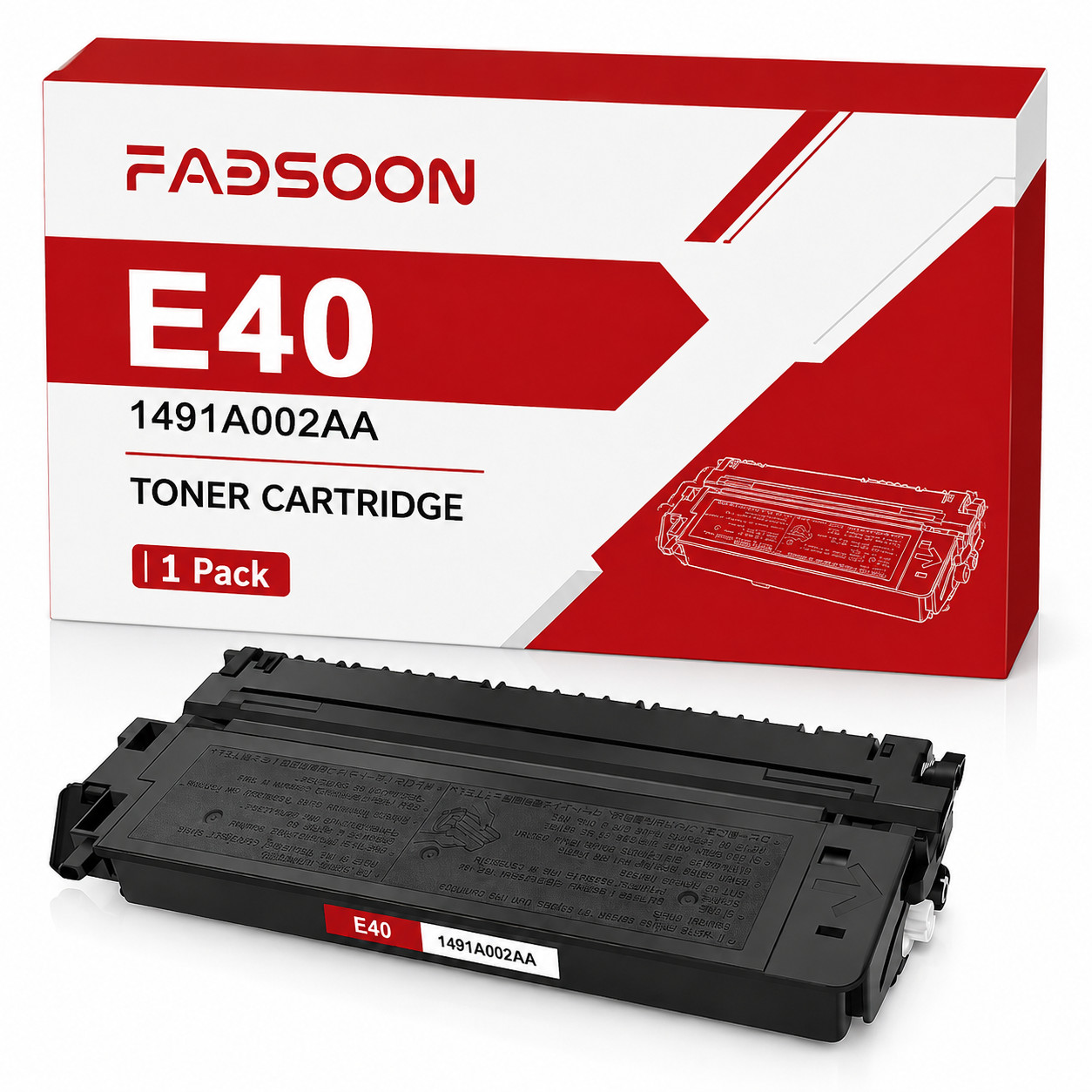 E40 1491A002AA 1PK BK Toner Cartridge Fits PC300 PC310 PC320 PC330 PC400 PC420