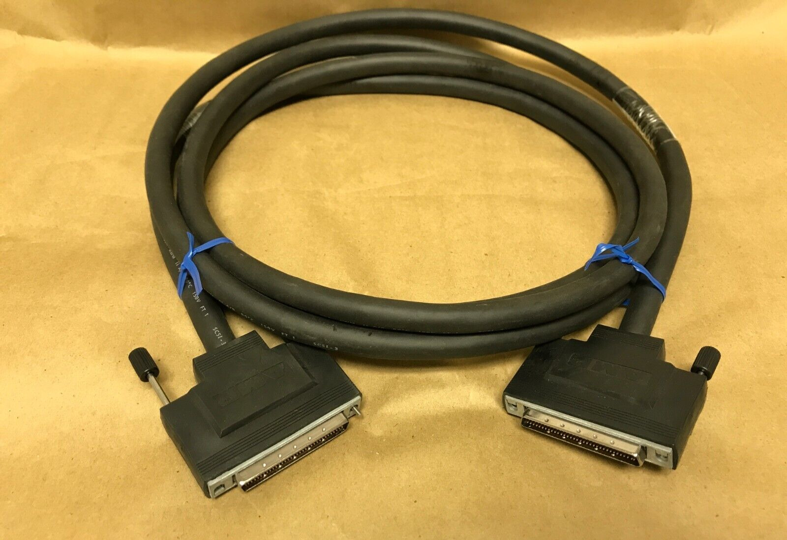AMP 10 ft  External Shielded Wide 68 Pin Male SCSI 3 cable, HPDB68 to HPDB68